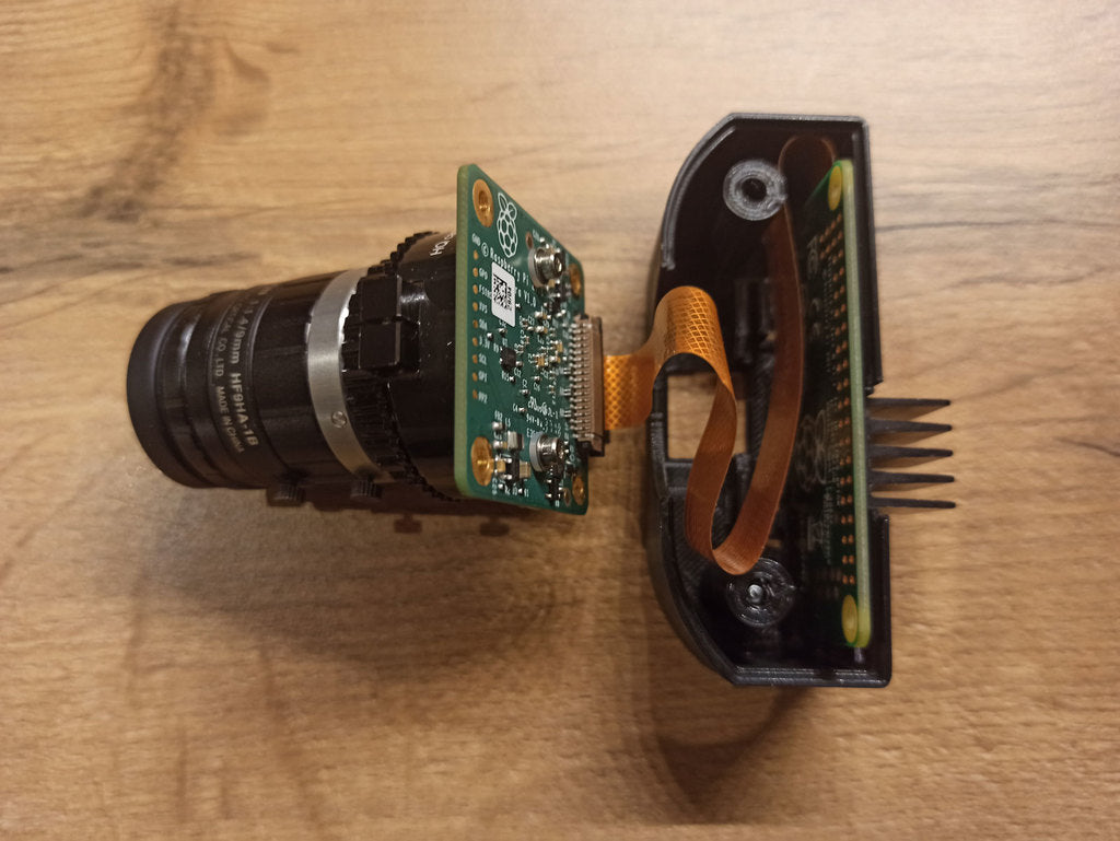 Slim Raspberry Pi high quality camera case