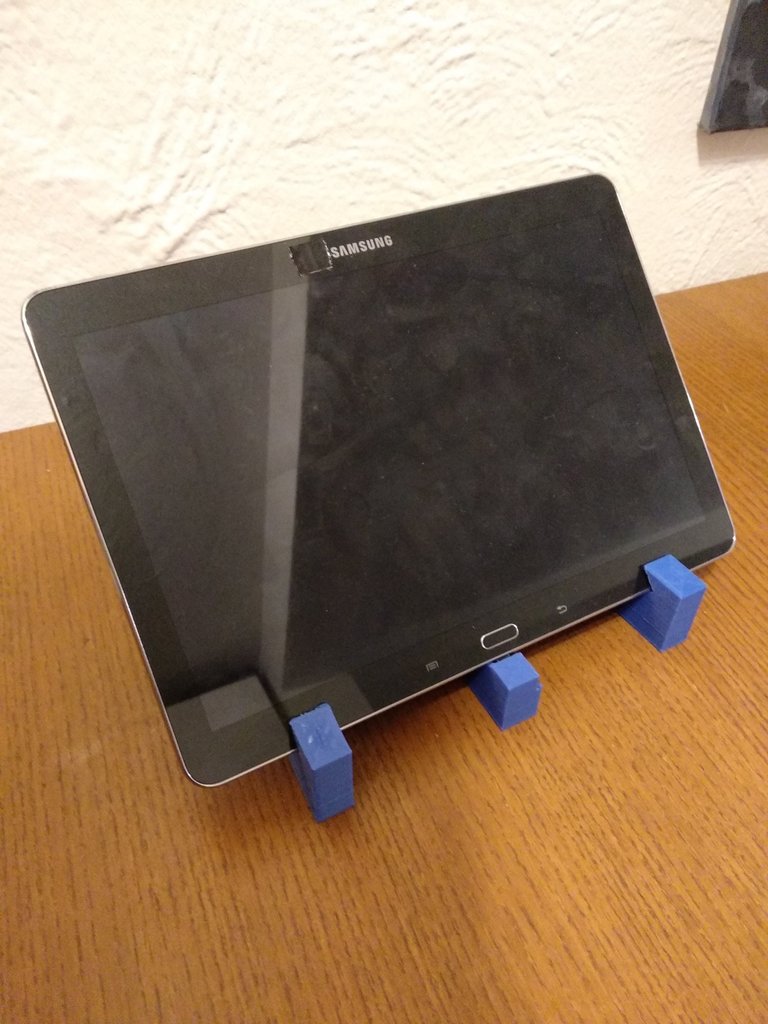 Tablet Stand with Cable for Samsung Galaxy Note 10.1 2014 Edition