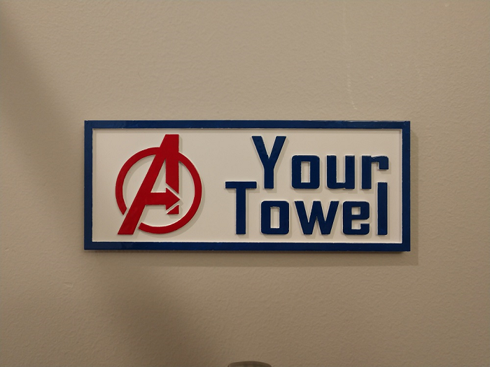 Avengers Towel hanger for the Bathroom