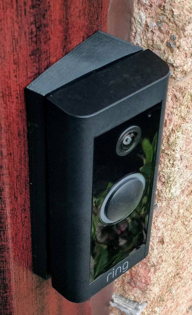 Angled mounting for Ring Wired Doorbell