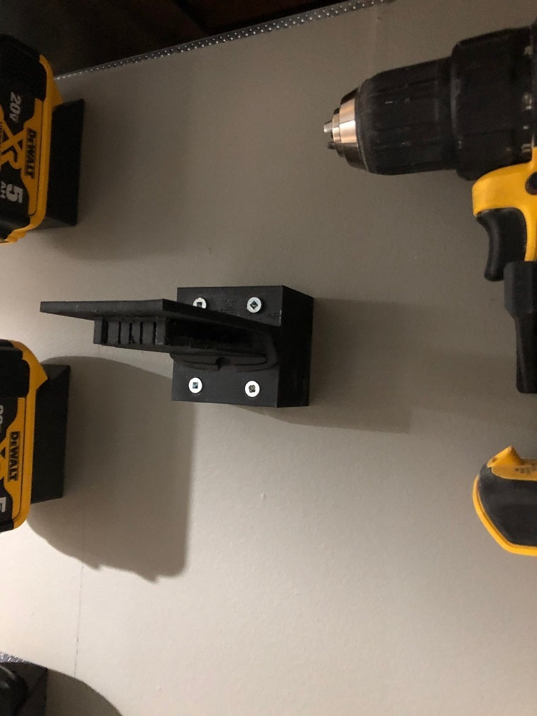 Wall mount for Dewalt 20V tool