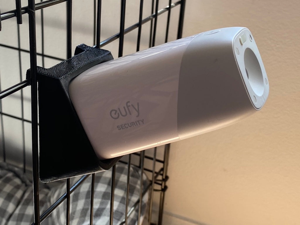 Eufy 2 Wireless Camera Holder for Dog Cage