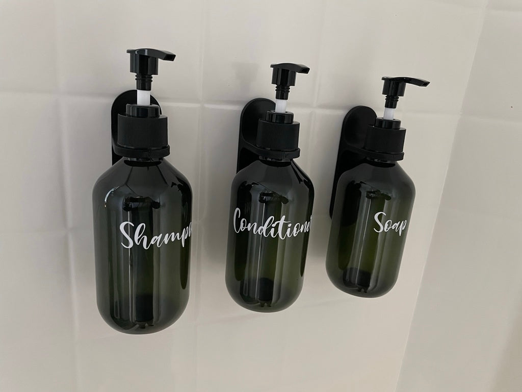 Wall-mounted soap container for bathroom