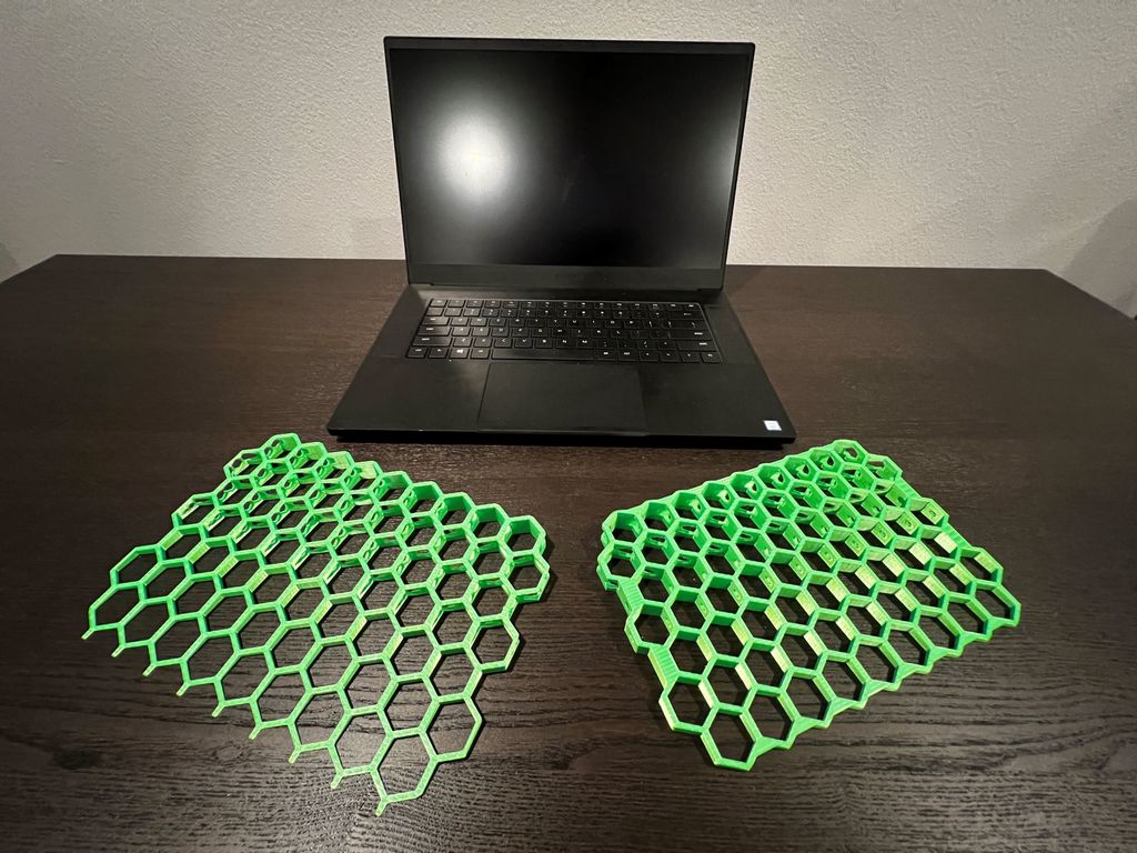 Laptop Wedge for increased ventilation and better cooling