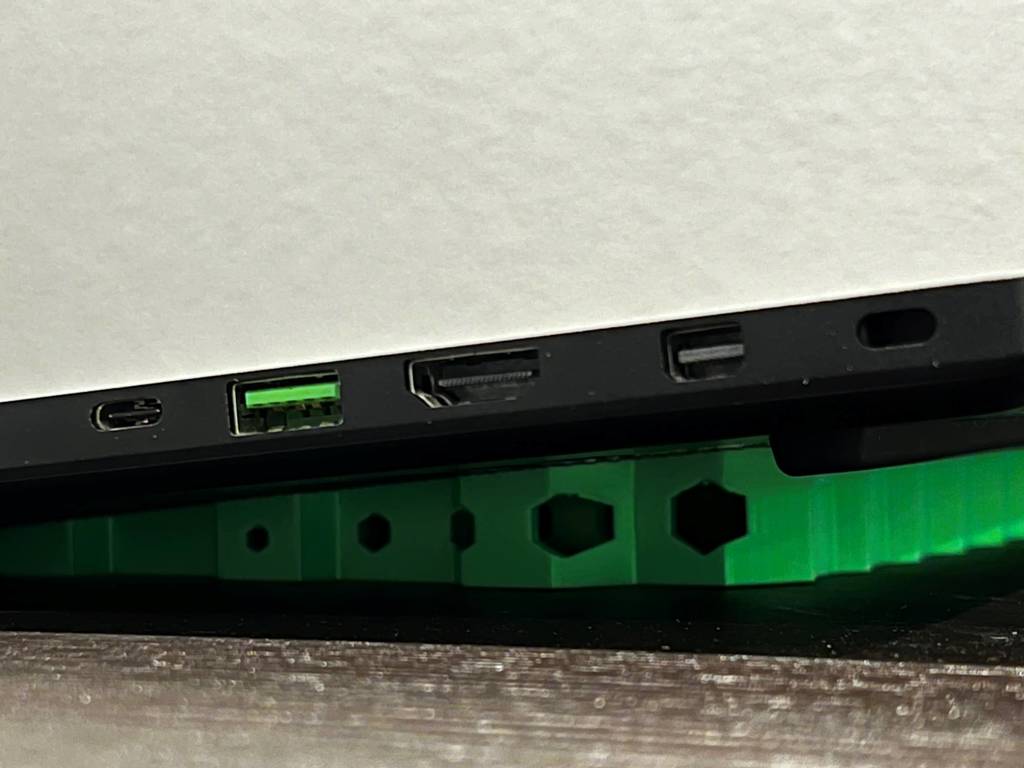 Laptop Wedge for increased ventilation and better cooling