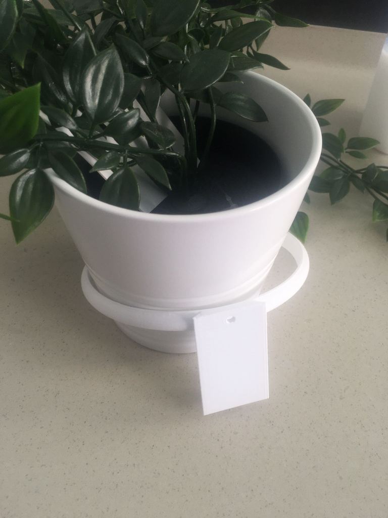 Wall-mounted plant pot holder for IKEA &quot;Muskot&quot; 12cm