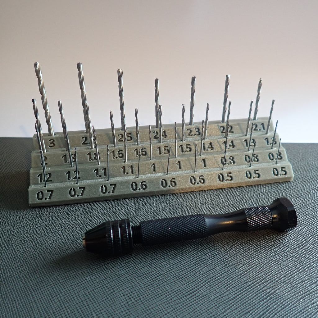 Pin Vise Micro Drill Bit Holder for 0.5-3mm drill bits