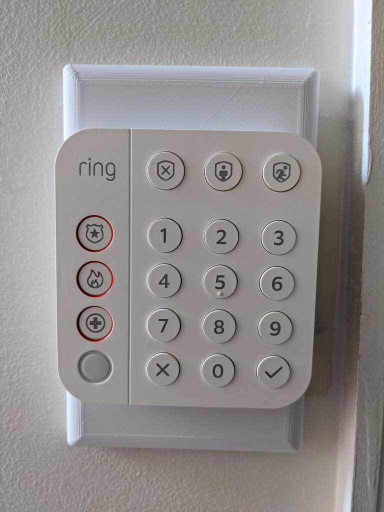 Ring Alarm Keypad Gen 2 Wall Mount and Outlet Cover Plate