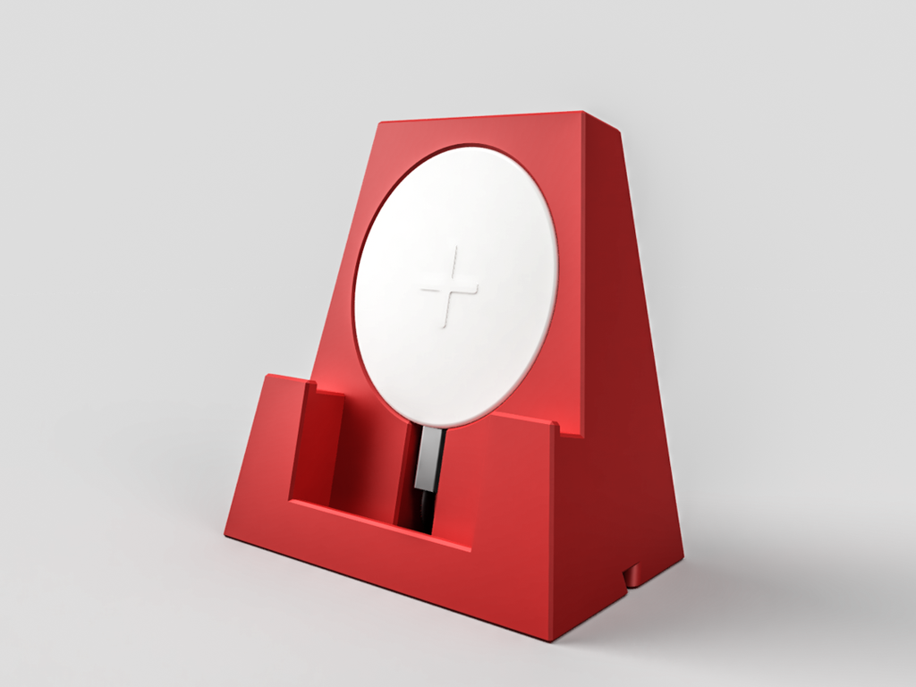 Wireless Charging Stand for IKEA LIVBOJ Pad and Smartphone