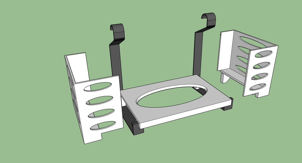 Ikea Grundtal Shelf Paper Towel Dispenser
