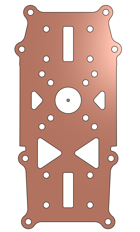 320mm Racing Drone Frame Optimized for 3D printing