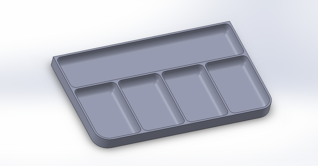 Hobby Screw Tray / Organizer for RC cars, Drones and 3D printers
