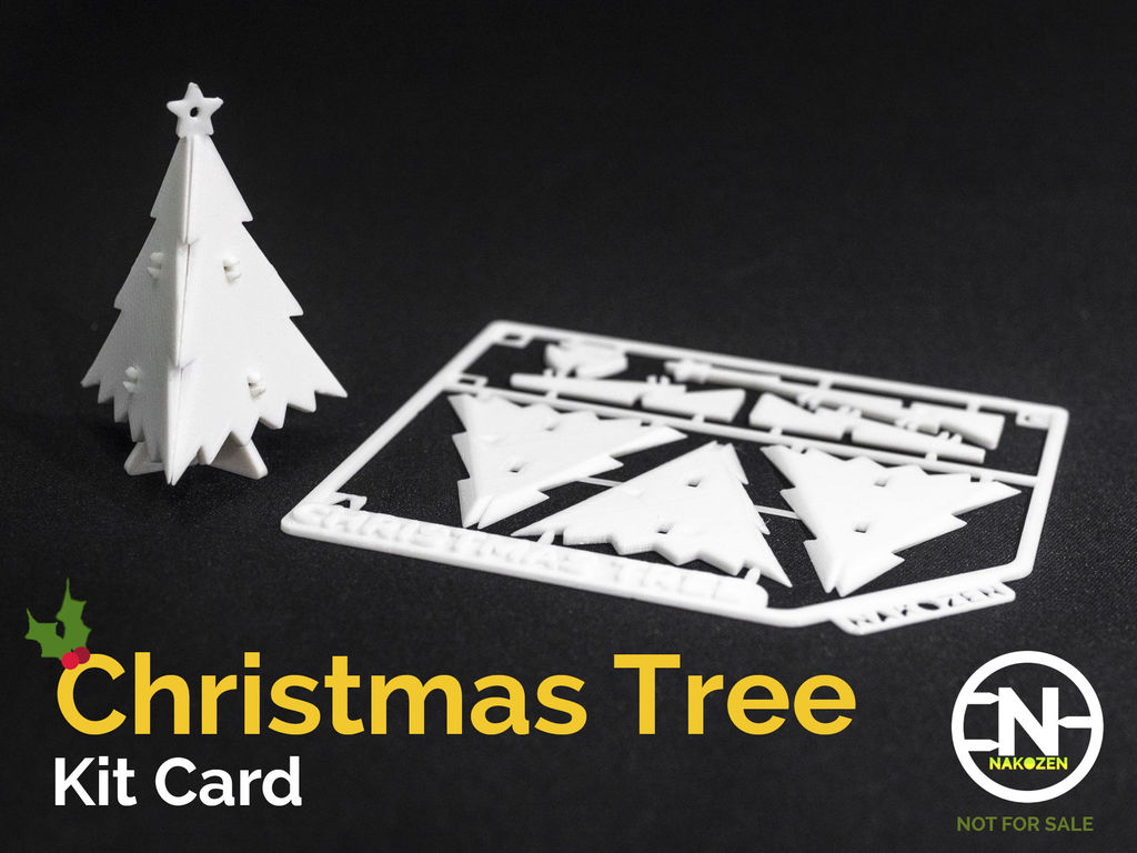 Miniature Christmas Tree Kit Short for Hanging