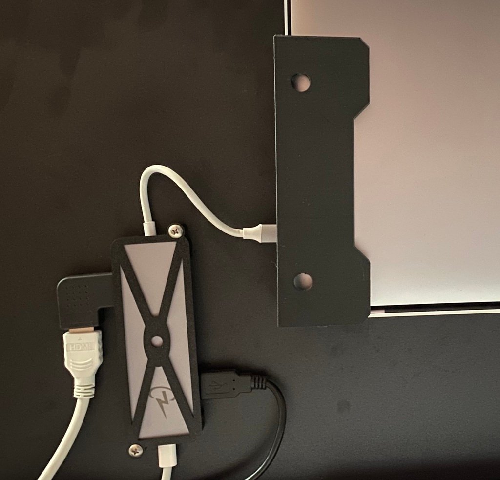 Under-desk mounting bracket for CharJenPro USB C Hub