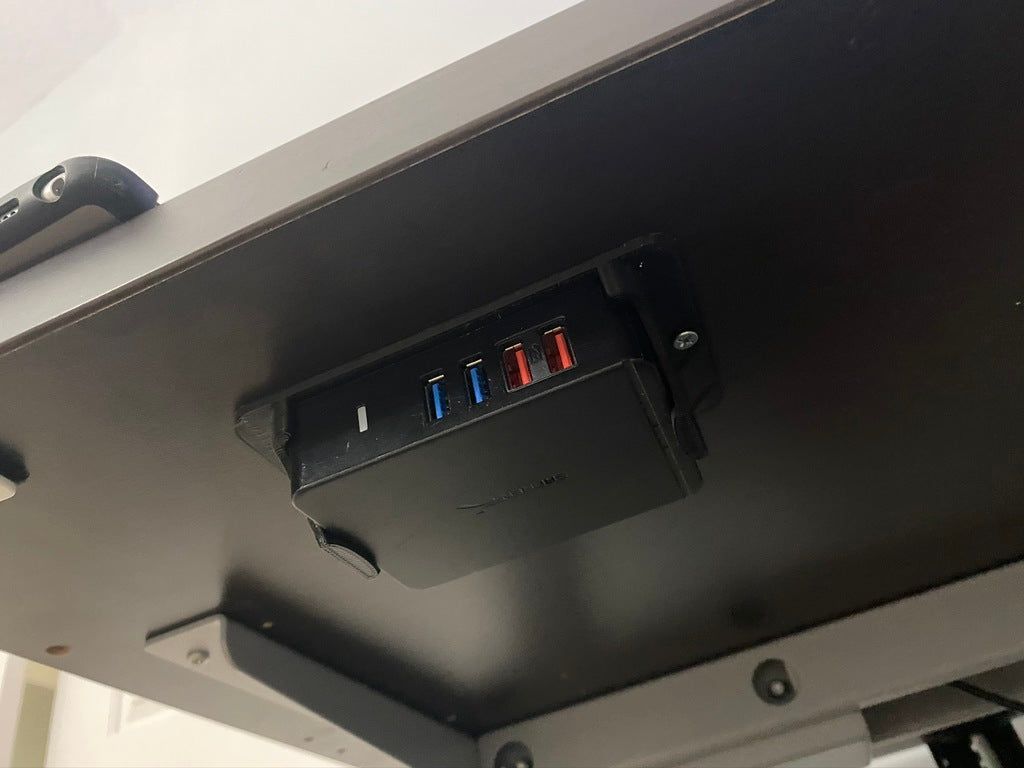 Flat Under-Desk Mount for Sabrent USB Hub