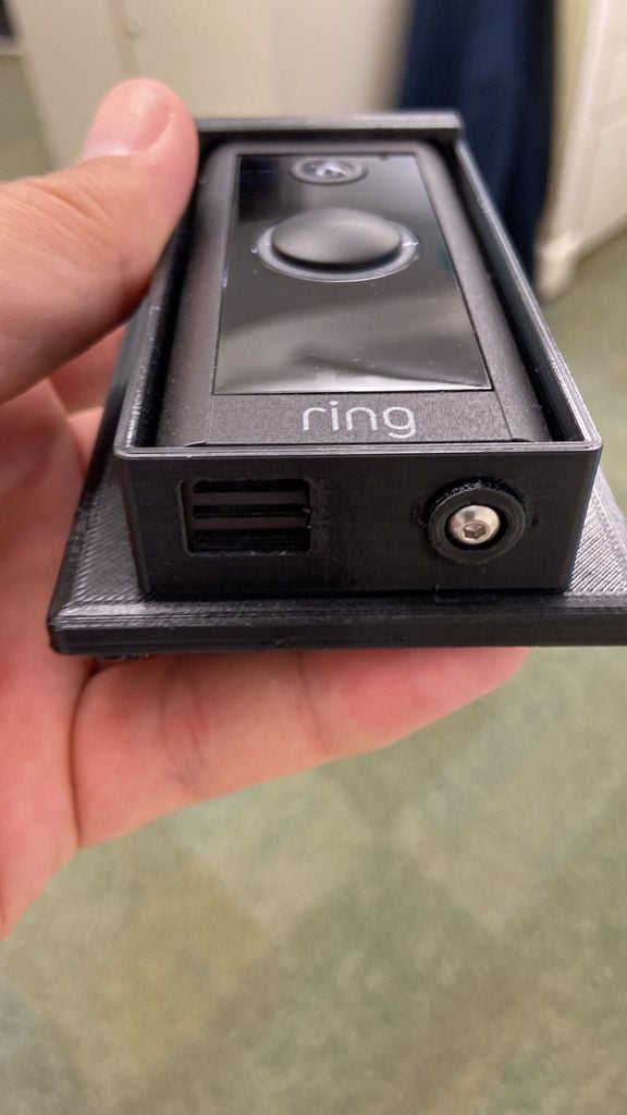 Ring Wired Doorbell mounting adapter for standard switch box