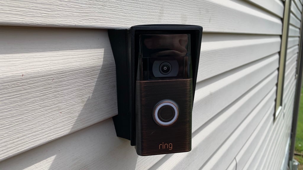 Ring Doorbell mounting kit for mobile homes and trailers