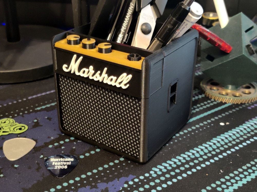AMP Desk Organizer for Guitar and Music Enthusiasts