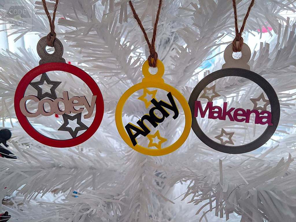 Personalized Christmas Ball Decoration