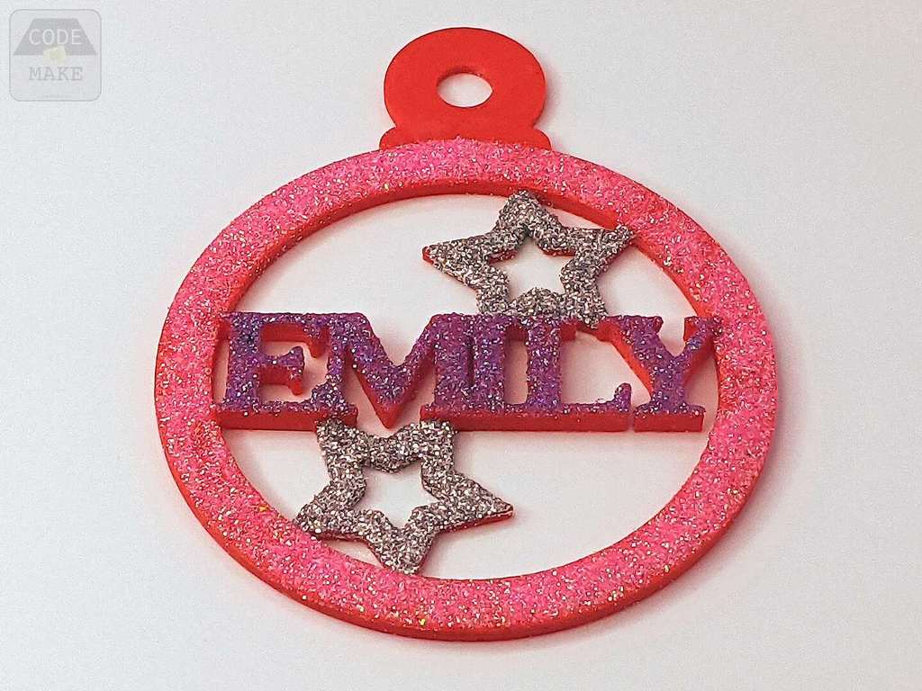 Personalized Christmas Ball Decoration