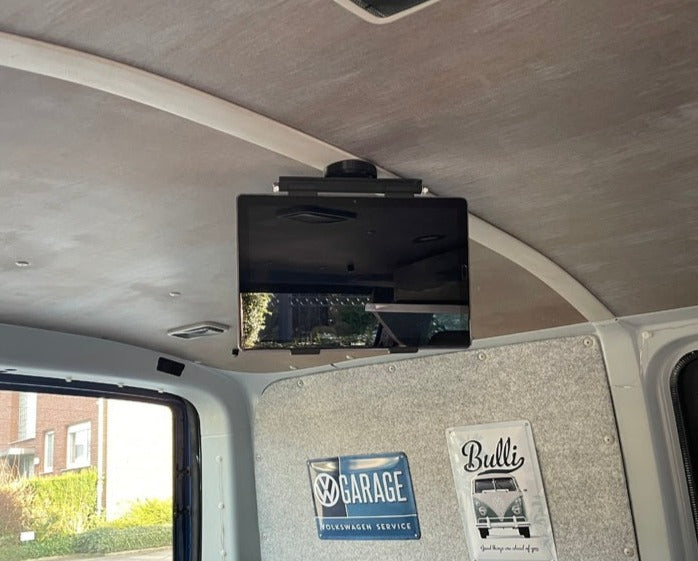 Huawei MediaPad M5 Camper Roof mounting for multimedia center in VW T5
