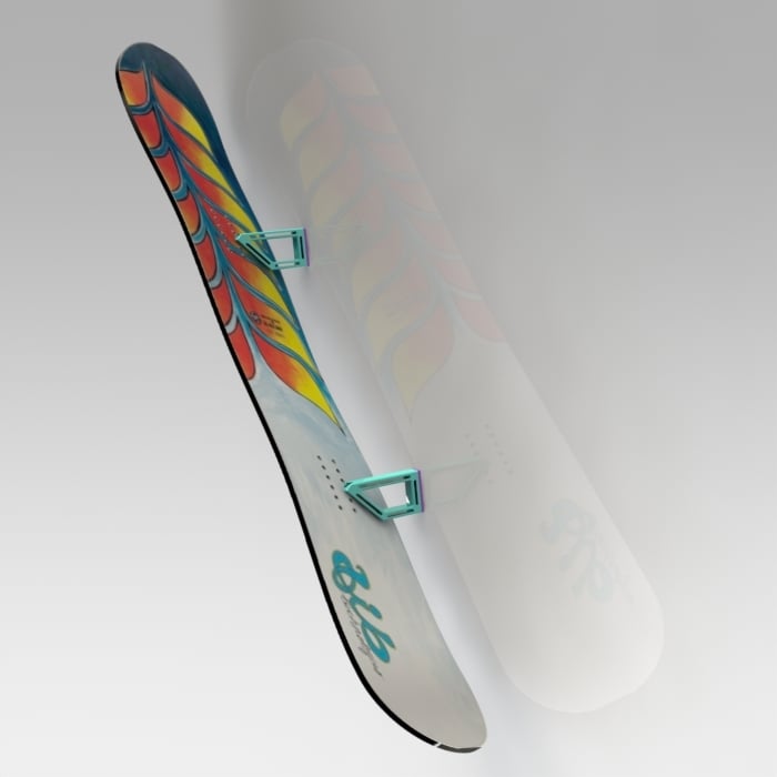 Simple Wall Mounted Snowboard Holder