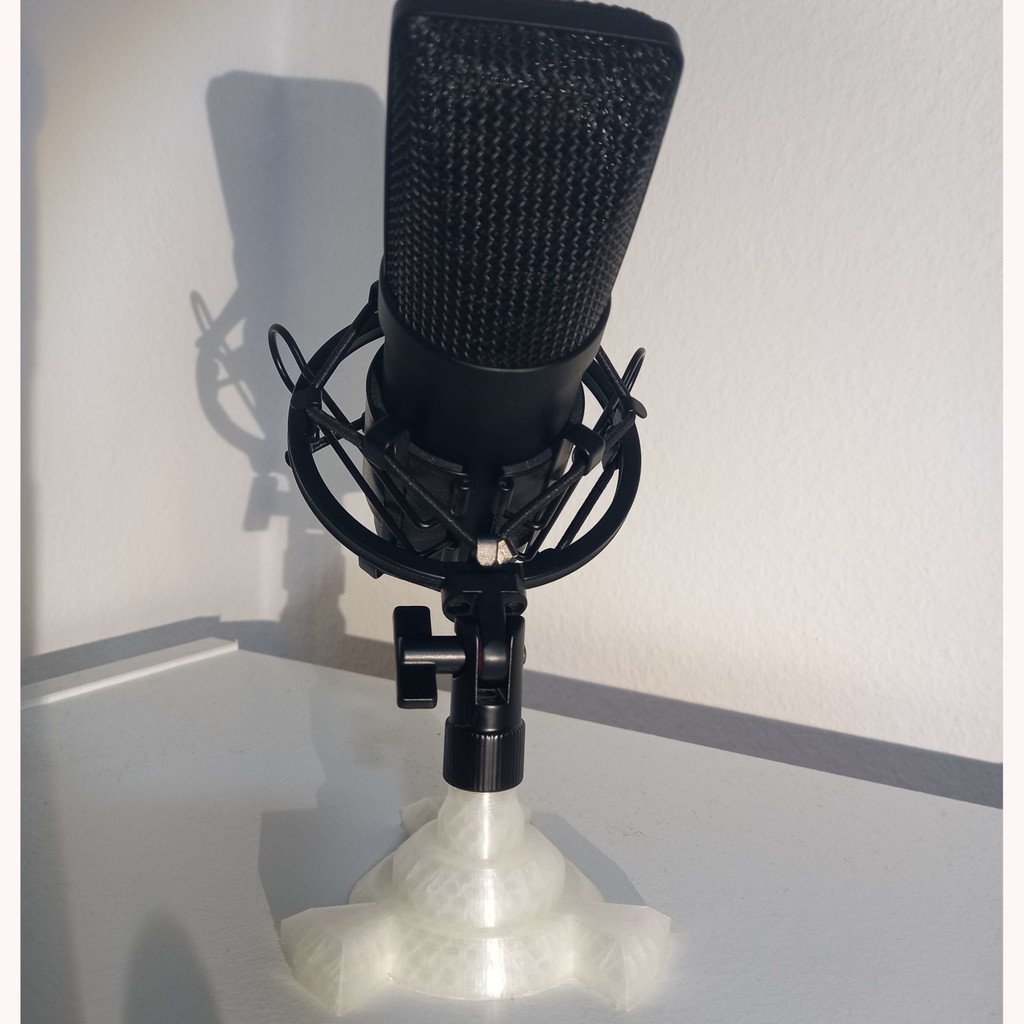 Microphone mounting stand with standard 5/8&quot; - 27 thread