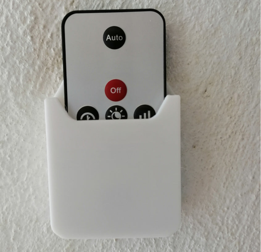 LED remote control holder for the wall