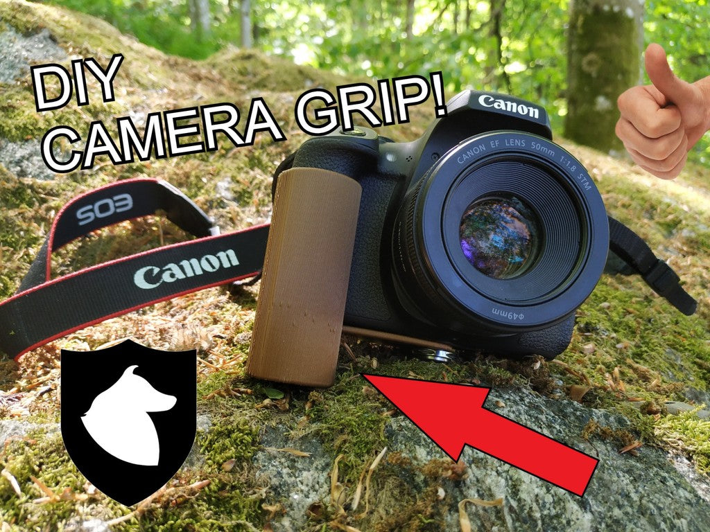 Ergonomic Grip for Canon 750D Camera