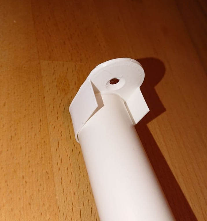 Wall mounting for IKEA HUGAD Curtain rod