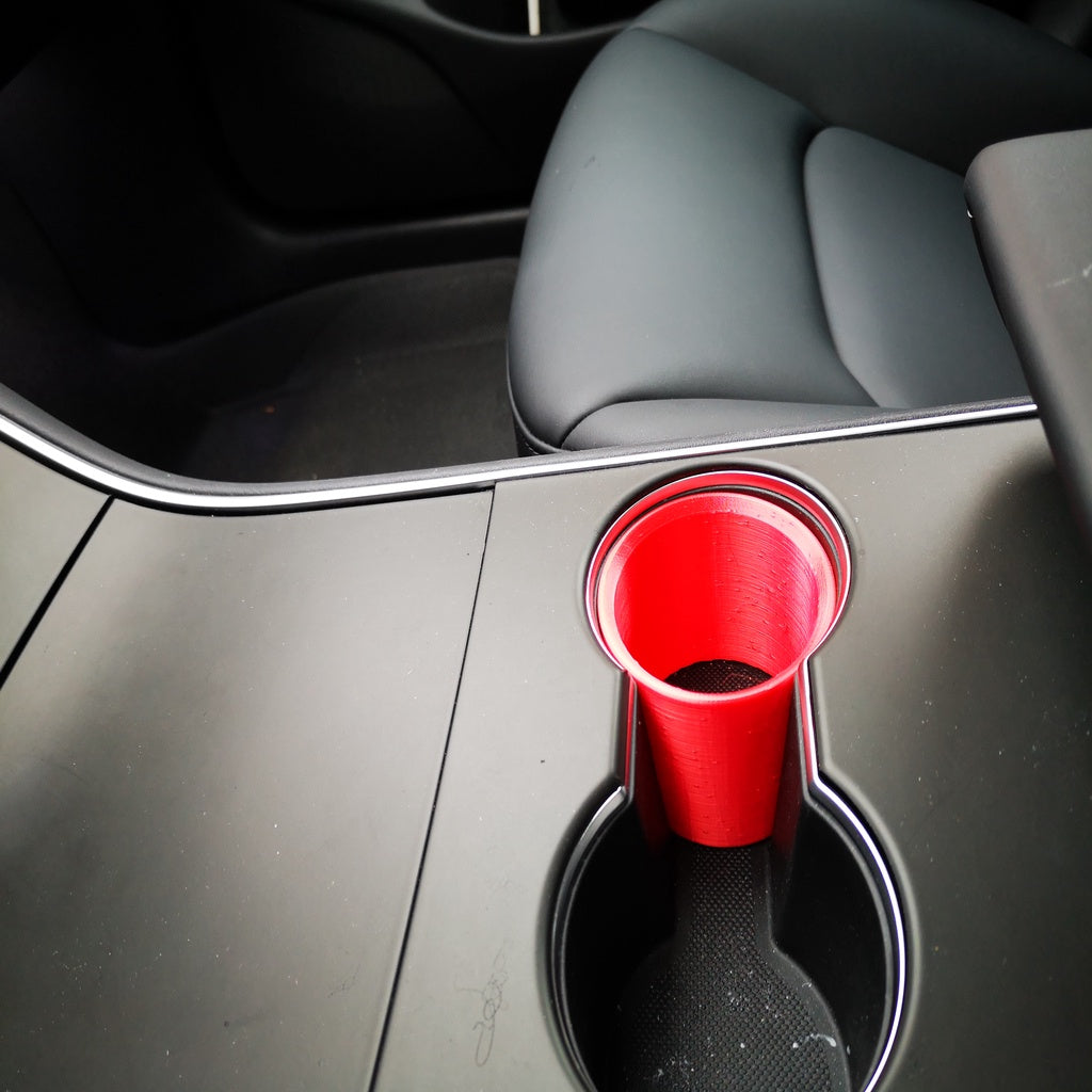 Soda can holder for Tesla Model 3
