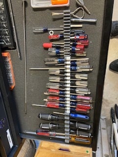 Screwdriver Organizer for 150mm Bed