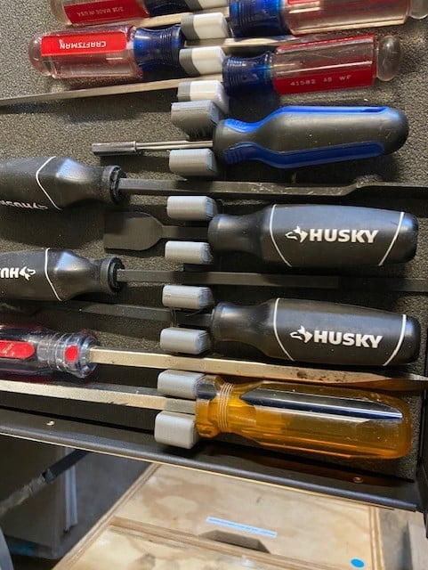 Screwdriver Organizer for 150mm Bed