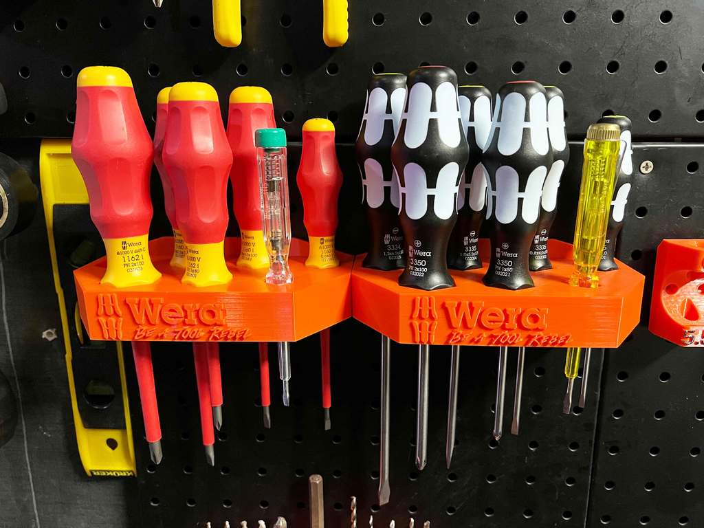 Wera Screwdriver Set Holder for Perforated Plate