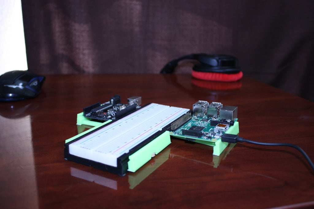 Breadboard Spring clamp for Arduino or Raspberry Pi