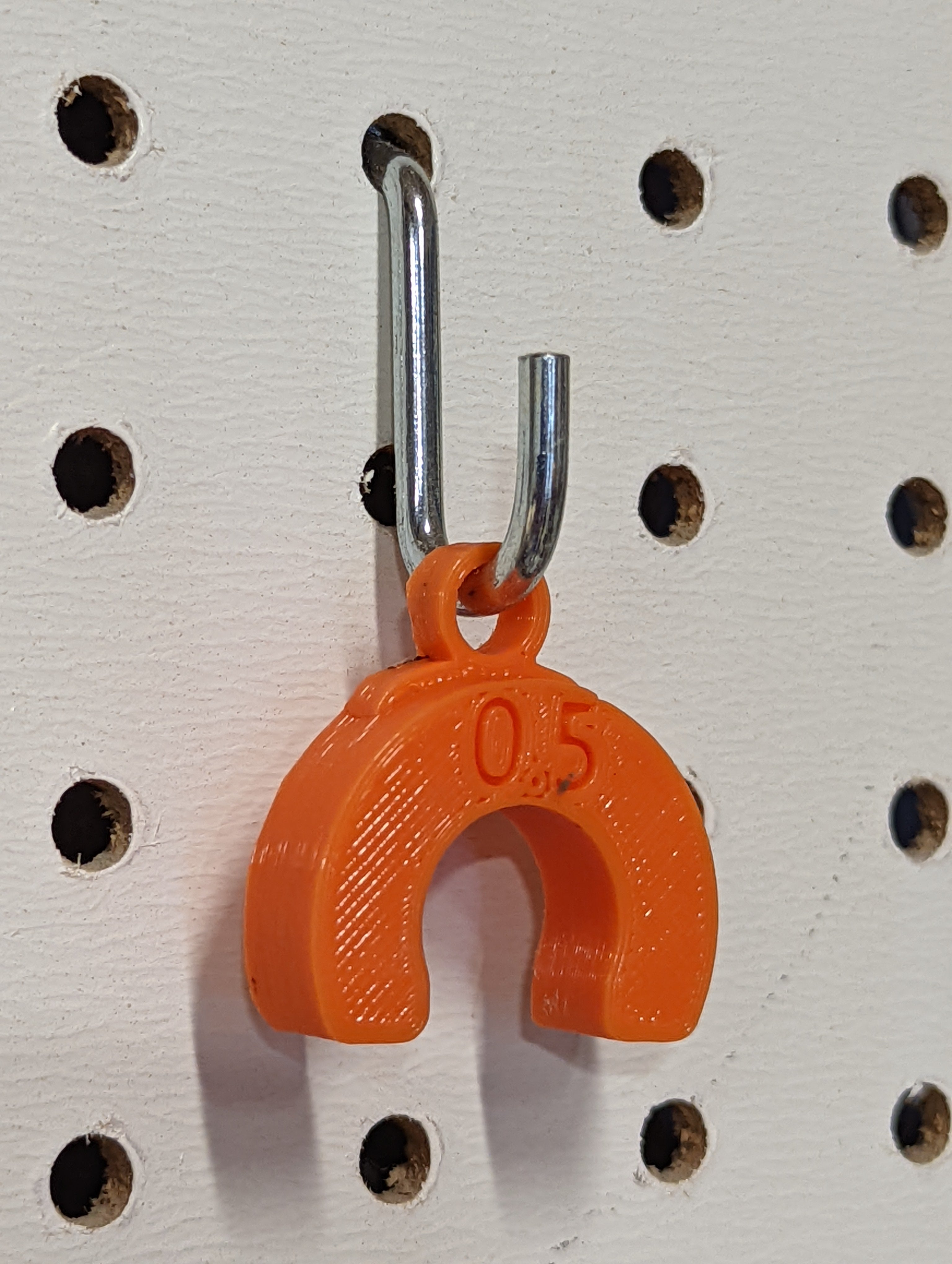 Pegboard Hanging Tool for Sharkbite Fitting Disconnection