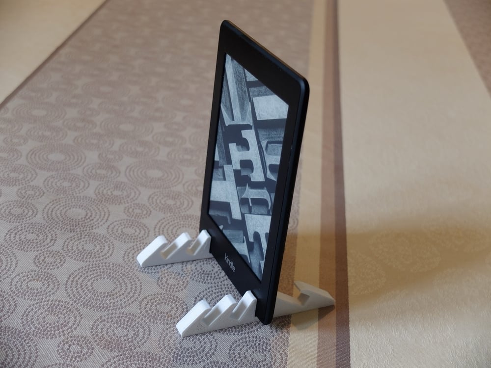 Kindle, Smartphone and Tablet Stand with Adjustable Angles and Thickness Options