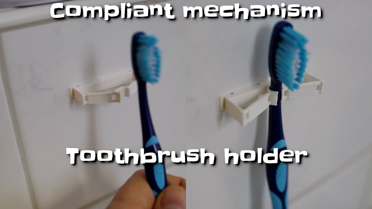 Compatible Toothbrush Holder with Flexible Mechanism